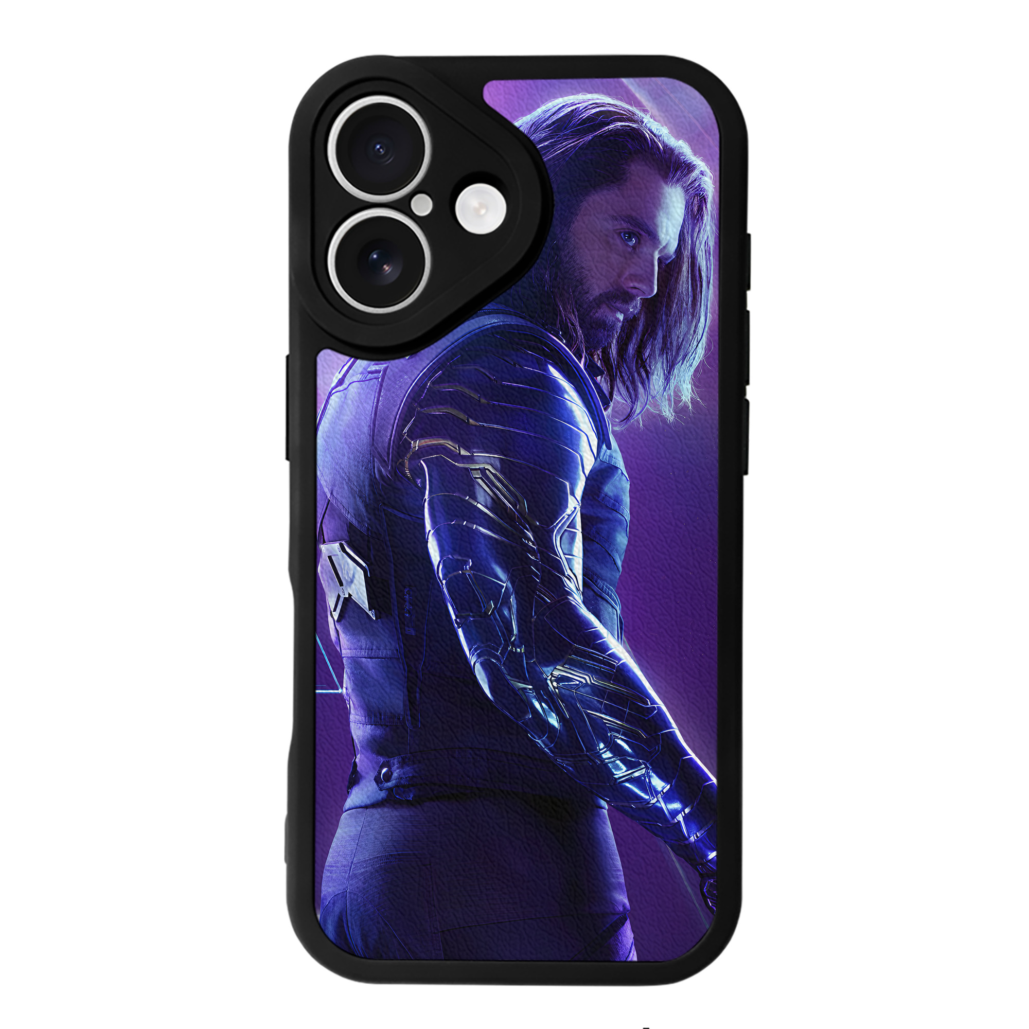 （画像用） アベンジャーズ The Avengers 【iPhone 16シリーズ対応】シリコンスマホケース（レザー調） 材質：シリコン